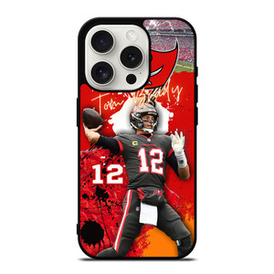 TOM BRADY TAMPA BAY BUCANEERS iPhone 15 Pro Case TOM BRADY TAMPA BAY BUCANEERS iPhone 15 Pro Case