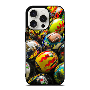 VALENTINO ROSSI AGV COLLECTION HELMETS iPhone 15 Pro Case VALENTINO ROSSI AGV COLLECTION HELMETS iPhone 15 Pro Case
