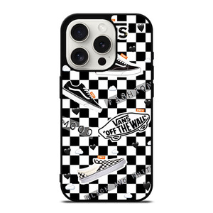 VANS OFF THE WALL SHOES COLLAGE iPhone 15 Pro Case VANS OFF THE WALL SHOES COLLAGE iPhone 15 Pro Case