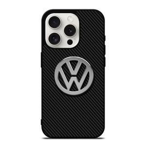 VW VOLKSWAGEN LOGO CARBON iPhone 15 Pro Case