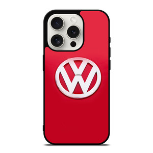 VW VOLKSWAGEN LOGO RED iPhone 15 Pro Case VW VOLKSWAGEN LOGO RED iPhone 15 Pro Case