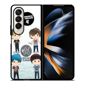 5 SECONDS OF SUMMER 5SOS CARTOON Samsung Galaxy Z Fold 4 Case Cover