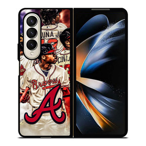 ACUNA JR ATLANTA BRAVES 13 Samsung Galaxy Z Fold 4 Case Cover