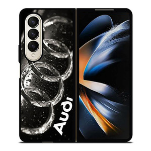 AUDI LOGO AFTER RAIN Samsung Galaxy Z Fold 4 Case Cover