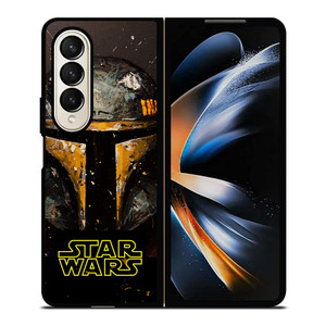 BOUNTY HUNTER BOBA STAR WARS Samsung Galaxy Z Fold 4 Case Cover