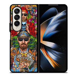 BREAKING BAD MONTAGE Samsung Galaxy Z Fold 4 Case Cover