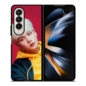 BTS BANGTAN BOYS SUGA RED Samsung Galaxy Z Fold 4 Case Cover BTS BANGTAN BOYS SUGA RED Samsung Galaxy Z Fold 4 Case Cover