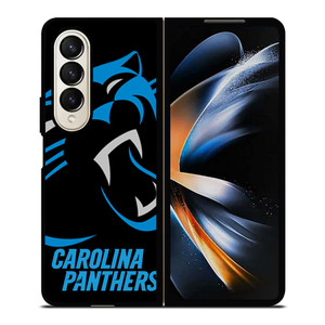 CAROLINA PANTHERS NFL LOGO SYMBOL Samsung Galaxy Z Fold 4 Case Cover CAROLINA PANTHERS NFL LOGO SYMBOL Samsung Galaxy Z Fold 4 Case Cover