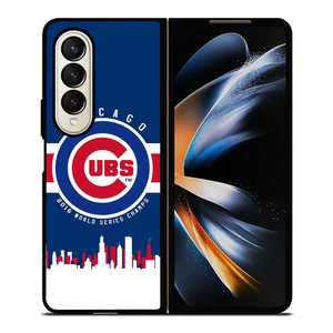 CHICAGO CUBS 2016 CHAMPS Samsung Galaxy Z Fold 4 Case Cover