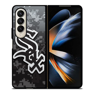 CHICAGO WHITE SOX CAMO LOGO Samsung Galaxy Z Fold 4 Case Cover