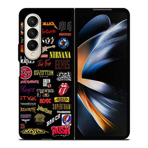 CLASSIC ROCK BAND LOGO Samsung Galaxy Z Fold 4 Case Cover CLASSIC ROCK BAND LOGO Samsung Galaxy Z Fold 4 Case Cover