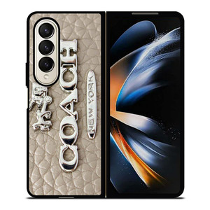 COACH LOGO GLOWING TEXTURE Samsung Galaxy Z Fold 4 Case Cover