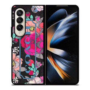COACH NEW YORK FLOWER Samsung Galaxy Z Fold 4 Case Cover COACH NEW YORK FLOWER Samsung Galaxy Z Fold 4 Case Cover