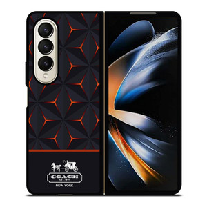 COACH NEW YORK PRISM Samsung Galaxy Z Fold 4 Case Cover