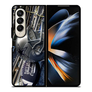 DALLAS COWBOYS FOOTBALL HELMET Samsung Galaxy Z Fold 4 Case Cover