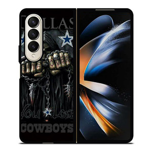 DALLAS COWBOYS SKULL Samsung Galaxy Z Fold 4 Case Cover