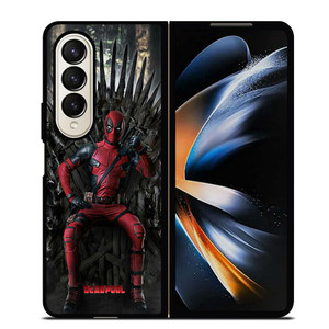 DEADPOOL THRONE MARVEL SUPERHERO Samsung Galaxy Z Fold 4 Case Cover DEADPOOL THRONE MARVEL SUPERHERO Samsung Galaxy Z Fold 4 Case Cover