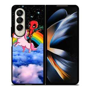 DEADPOOL UNICORN Samsung Galaxy Z Fold 4 Case Cover DEADPOOL UNICORN Samsung Galaxy Z Fold 4 Case Cover