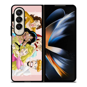 DISNEY PRINCESS FUNNY Samsung Galaxy Z Fold 4 Case Cover