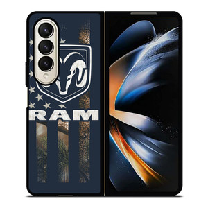 DODGE RAM FLAG Samsung Galaxy Z Fold 4 Case Cover