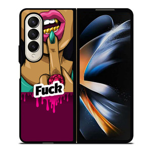 DOPE FUCK GIRL VIOLET Samsung Galaxy Z Fold 4 Case Cover