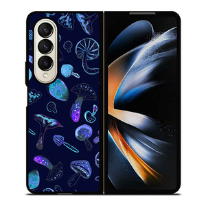 FANTASIA BLUE MUSHROOM Samsung Galaxy Z Fold 4 Case Cover FANTASIA BLUE MUSHROOM Samsung Galaxy Z Fold 4 Case Cover