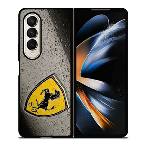 FERARRI EMBLEM Samsung Galaxy Z Fold 4 Case Cover FERARRI EMBLEM Samsung Galaxy Z Fold 4 Case Cover