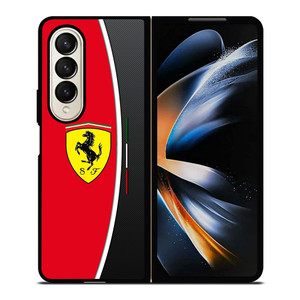 FERRARI LOGO NEW Samsung Galaxy Z Fold 4 Case Cover FERRARI LOGO NEW Samsung Galaxy Z Fold 4 Case Cover