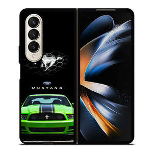 FORD MUSTANG CAR GREEN Samsung Galaxy Z Fold 4 Case Cover