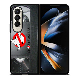 GHOSTBUSTER RETRO VHS TAPE Samsung Galaxy Z Fold 4 Case Cover GHOSTBUSTER RETRO VHS TAPE Samsung Galaxy Z Fold 4 Case Cover