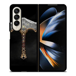 GOD OF WAR RAGNAROK HAMMER OF THOR Samsung Galaxy Z Fold 4 Case Cover GOD OF WAR RAGNAROK HAMMER OF THOR Samsung Galaxy Z Fold 4 Case Cover