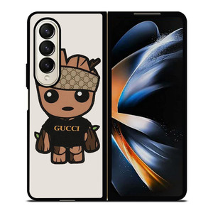 GROOT CUTE CARTOON Samsung Galaxy Z Fold 4 Case Cover GROOT CUTE CARTOON Samsung Galaxy Z Fold 4 Case Cover
