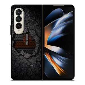 HARLEY DAVIDSON Logo Ground Samsung Galaxy Z Fold 4 Case Cover