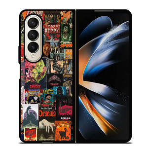 HORROR MOVIE COMPILATION POSTER Samsung Galaxy Z Fold 4 Case Cover HORROR MOVIE COMPILATION POSTER Samsung Galaxy Z Fold 4 Case Cover