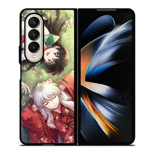 INUYASHA AND KAGOME MANGA ANIME Samsung Galaxy Z Fold 4 Case Cover INUYASHA AND KAGOME MANGA ANIME Samsung Galaxy Z Fold 4 Case Cover