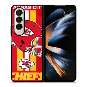 KANSAS CITY CHIEFS HELMET LOGO Samsung Galaxy Z Fold 4 Case Cover KANSAS CITY CHIEFS HELMET LOGO Samsung Galaxy Z Fold 4 Case Cover