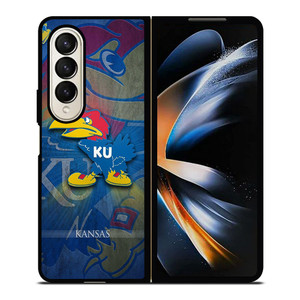 KANSAS JAYHAWKS Samsung Galaxy Z Fold 4 Case Cover