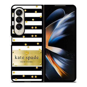 KATE SPADE POLKADOTS GOLD Samsung Galaxy Z Fold 4 Case Cover