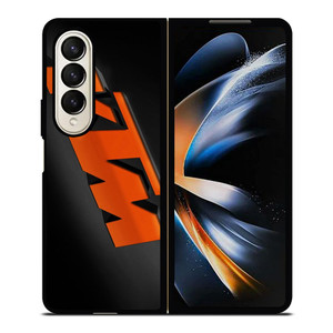 KTM SIMPLE LOGO Samsung Galaxy Z Fold 4 Case Cover KTM SIMPLE LOGO Samsung Galaxy Z Fold 4 Case Cover