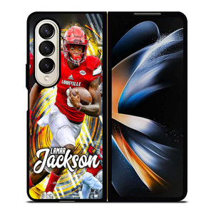 LAMAR JACKSON LOUISVILLE Samsung Galaxy Z Fold 4 Case Cover LAMAR JACKSON LOUISVILLE Samsung Galaxy Z Fold 4 Case Cover