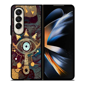 LEGEND OF ZELDA SHEIKAH EYE ICON Samsung Galaxy Z Fold 4 Case Cover LEGEND OF ZELDA SHEIKAH EYE ICON Samsung Galaxy Z Fold 4 Case Cover