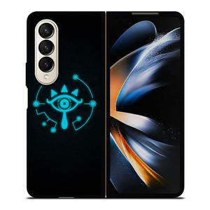 LEGEND OF ZELDA SHEIKAH SLATE EYE LOGO BLUE Samsung Galaxy Z Fold 4 Case Cover LEGEND OF ZELDA SHEIKAH SLATE EYE LOGO BLUE Samsung Galaxy Z Fold 4 Case Cover