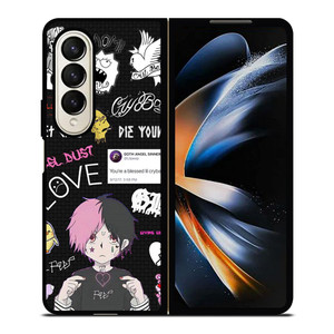LIL PEEP STICKER COLLECTION Samsung Galaxy Z Fold 4 Case Cover