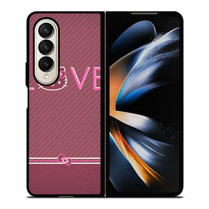 LOVE HELLO KITTY Samsung Galaxy Z Fold 4 Case Cover LOVE HELLO KITTY Samsung Galaxy Z Fold 4 Case Cover