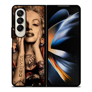 MARILYN MONROE TATTOO FAN ART Samsung Galaxy Z Fold 4 Case Cover