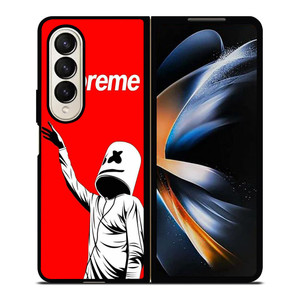 MARSHMALLOW X SUPREME Samsung Galaxy Z Fold 4 Case Cover MARSHMALLOW X SUPREME Samsung Galaxy Z Fold 4 Case Cover