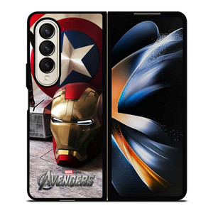 MARVEL AVENGER TEAM CAPTAIN AMERICA IRONMAN THOR Samsung Galaxy Z Fold 4 Case Cover MARVEL AVENGER TEAM CAPTAIN AMERICA IRONMAN THOR Samsung Galaxy Z Fold 4 Case Cover