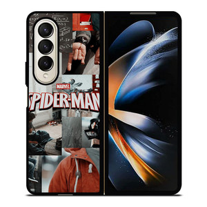 MARVEL SPIDERMAN LOGO COLAGE Samsung Galaxy Z Fold 4 Case Cover