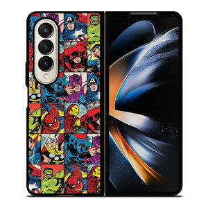MARVEL SUPERHEROES CLASSIC COMIC Samsung Galaxy Z Fold 4 Case Cover