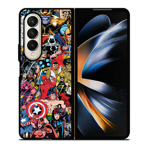 MARVELCOMICS CHARACTERS Samsung Galaxy Z Fold 4 Case Cover